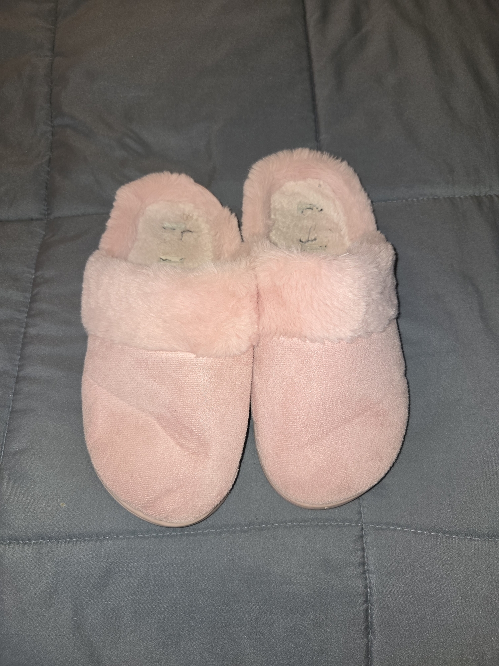Cozy Pink Fuzzy Slippers